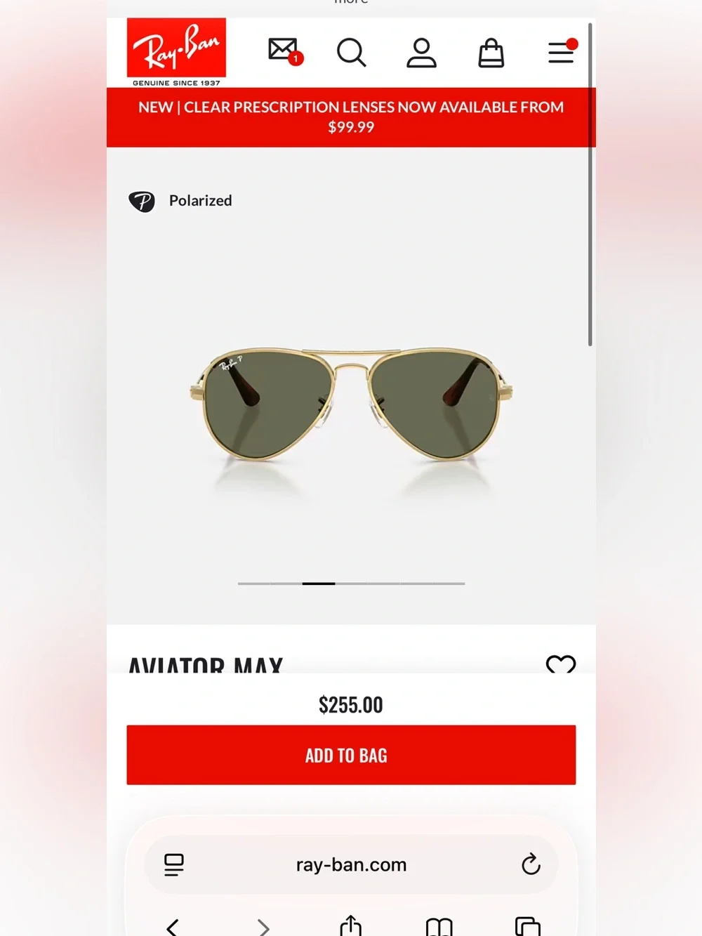 RayBan Sunglasses